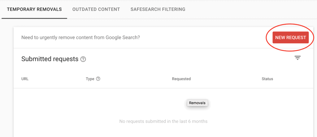 Google Search Console keyword: Adding new request